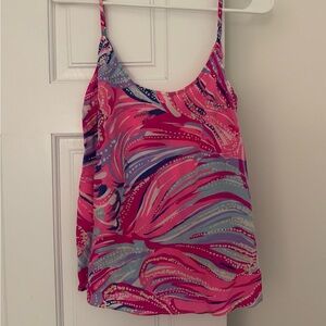 Lilly Pulitzer Pink and Purple Tank Top